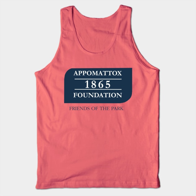 1865 Foundation Logo (blue) Tank Top by Appomattox 1865 Foundation